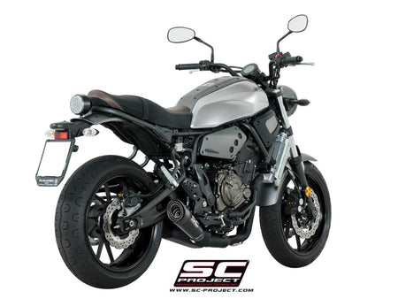 Picture of 2-1 Stainless steel full exhaust system, with S1 titanium exhaust, matt black
