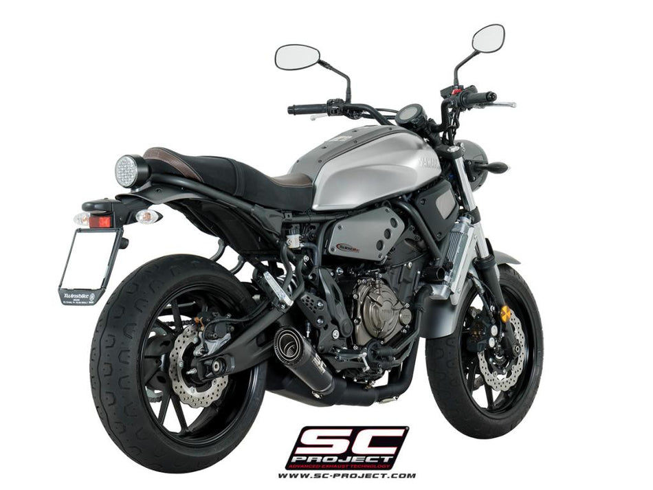 Picture of 2-1 Stainless steel full exhaust system, with S1 titanium exhaust, matt black