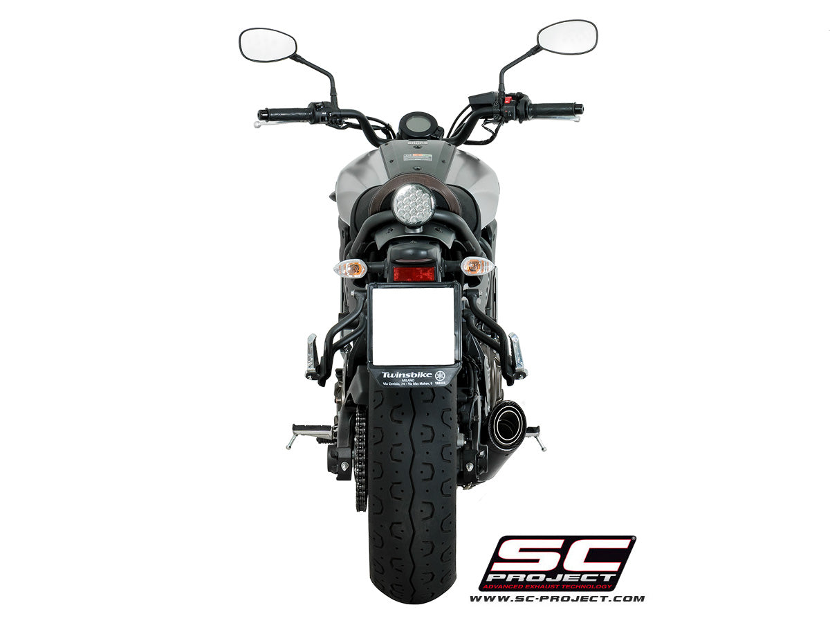 Picture of 2-1 Stainless steel full exhaust system, with S1 titanium exhaust, matt black