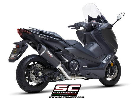 Picture of 2-1 Stainless steel full exhaust system, with SC1-R carbon fibre exhaust