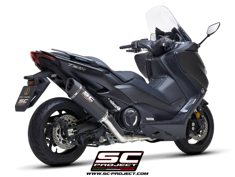 Picture of 2-1 Stainless steel full exhaust system, with SC1-R carbon fibre exhaust