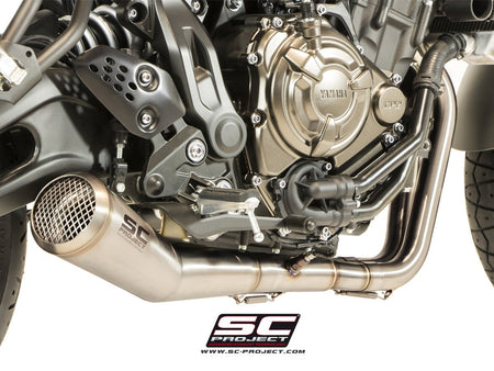 Picture of 2-1 Stainless steel full exhaust system, with Conico 70s stainless steel exhaust, matt black