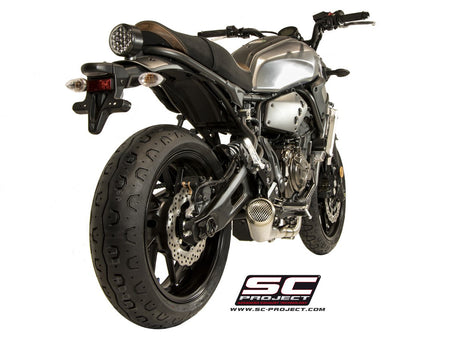 Picture of 2-1 Stainless steel full exhaust system, with Conico 70s stainless steel exhaust, matt black
