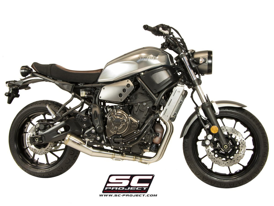 Picture of 2-1 Stainless steel full exhaust system, with Conico 70s stainless steel exhaust, matt black