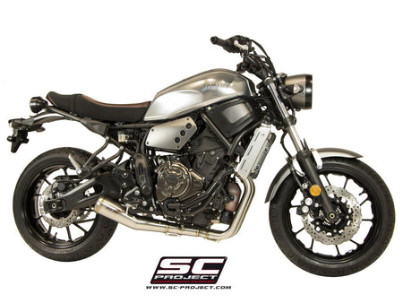 Picture of 2-1 Stainless steel full exhaust system, with Conico 70s stainless steel exhaust, matt black