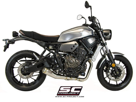 Picture of 2-1 Stainless steel full exhaust system, with Conico 70s stainless steel exhaust, matt black