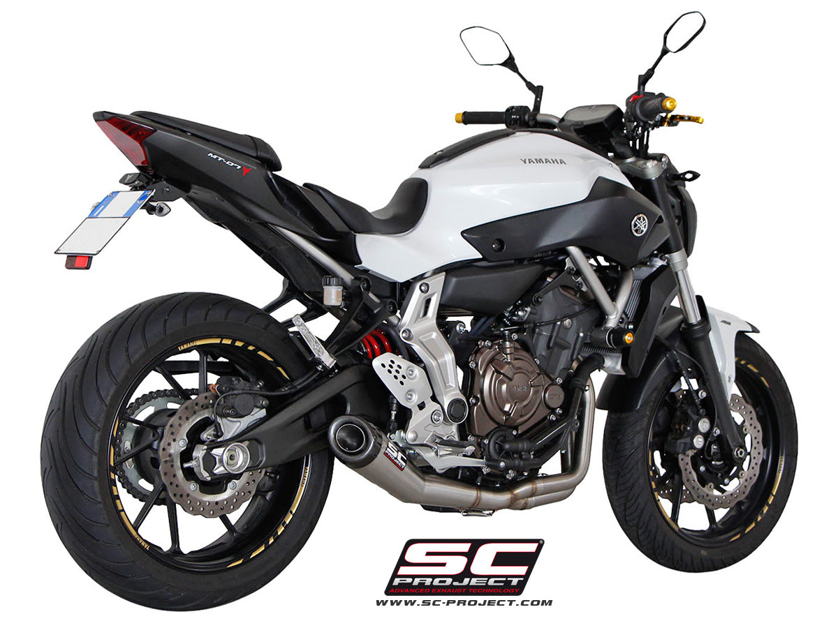 Picture of 2-1 Stainless steel full exhaust system, with Conic stainless steel exhaust