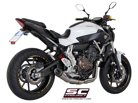 Picture of 2-1 Stainless steel full exhaust system, with Conic stainless steel exhaust