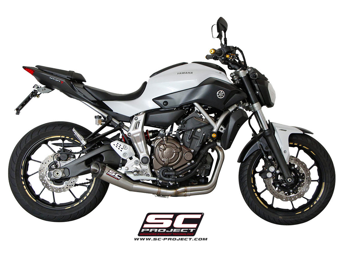 Picture of 2-1 Stainless steel full exhaust system, with Conic stainless steel exhaust