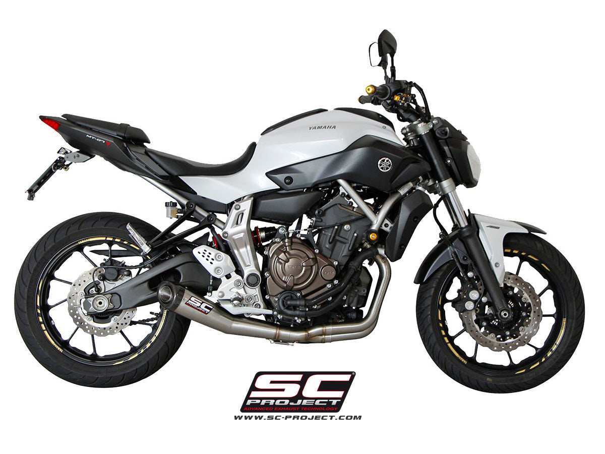 Picture of 2-1 Stainless steel full exhaust system, with Conic stainless steel exhaust