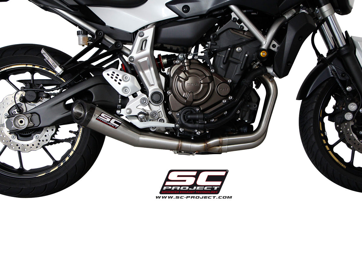 Picture of 2-1 Stainless steel full exhaust system, with Conic stainless steel exhaust