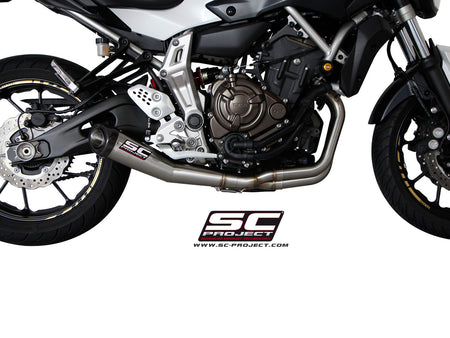 Picture of 2-1 Stainless steel full exhaust system, with Conic stainless steel exhaust