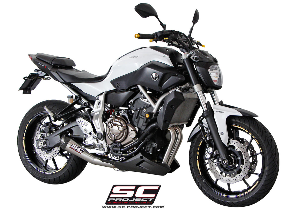 Picture of 2-1 Stainless steel full exhaust system, with Conic stainless steel exhaust