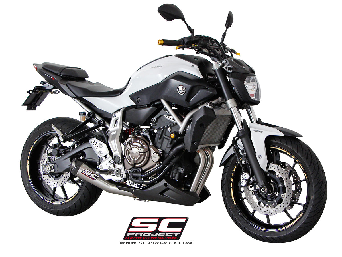 Picture of 2-1 Stainless steel full exhaust system, with Conic stainless steel exhaust