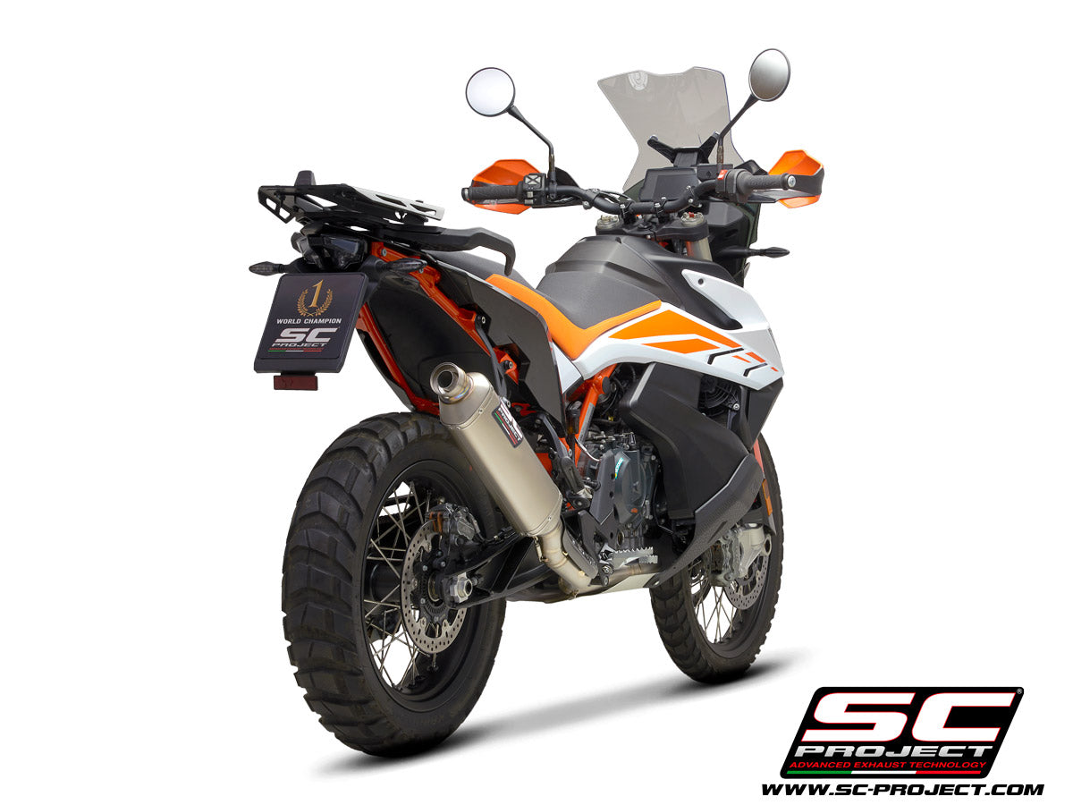 Picture of 2-1 Titanium full exhaust system, with Rally Raid titanium exhaust