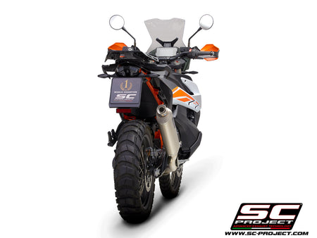 Picture of 2-1 Titanium full exhaust system, with Rally Raid titanium exhaust