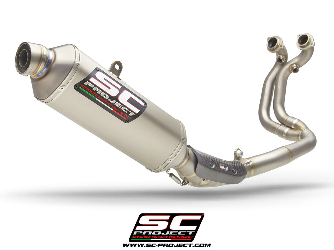 Picture of 2-1 Titanium full exhaust system, with Rally Raid titanium exhaust