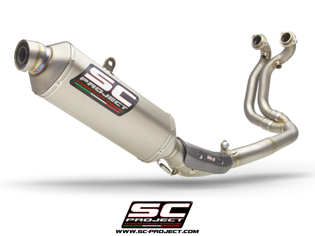 Picture of 2-1 Titanium full exhaust system, with Rally Raid titanium exhaust