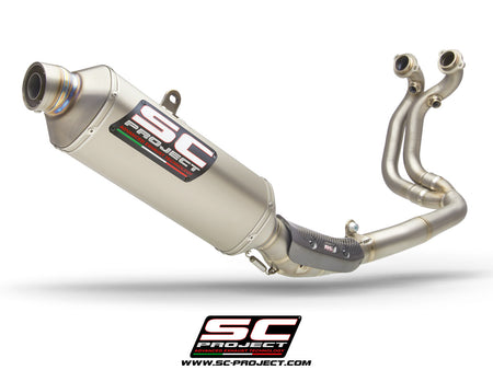 Picture of 2-1 Titanium full exhaust system, with Rally Raid titanium exhaust
