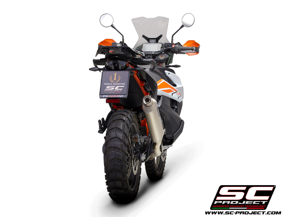 Picture of 2-1 Titanium full exhaust system, with Rally Raid titanium exhaust