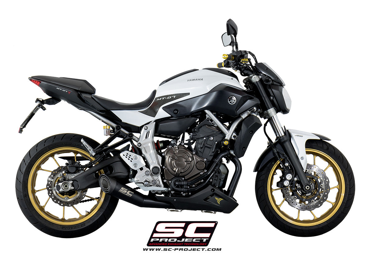 Picture of 2-1 Stainless steel full exhaust system, with S1 stainless steel exhaust, matt black