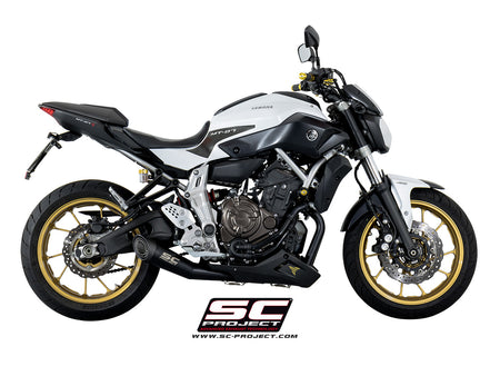 Picture of 2-1 Stainless steel full exhaust system, with S1 stainless steel exhaust, matt black