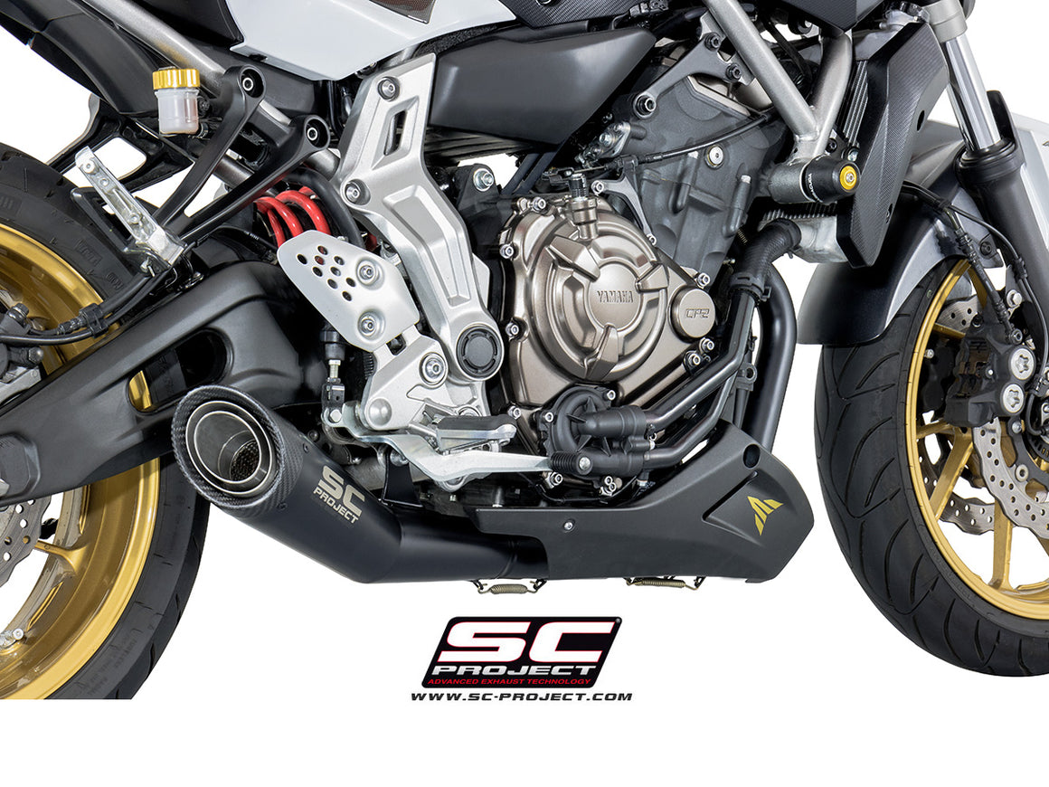 Picture of 2-1 Stainless steel full exhaust system, with S1 stainless steel exhaust, matt black