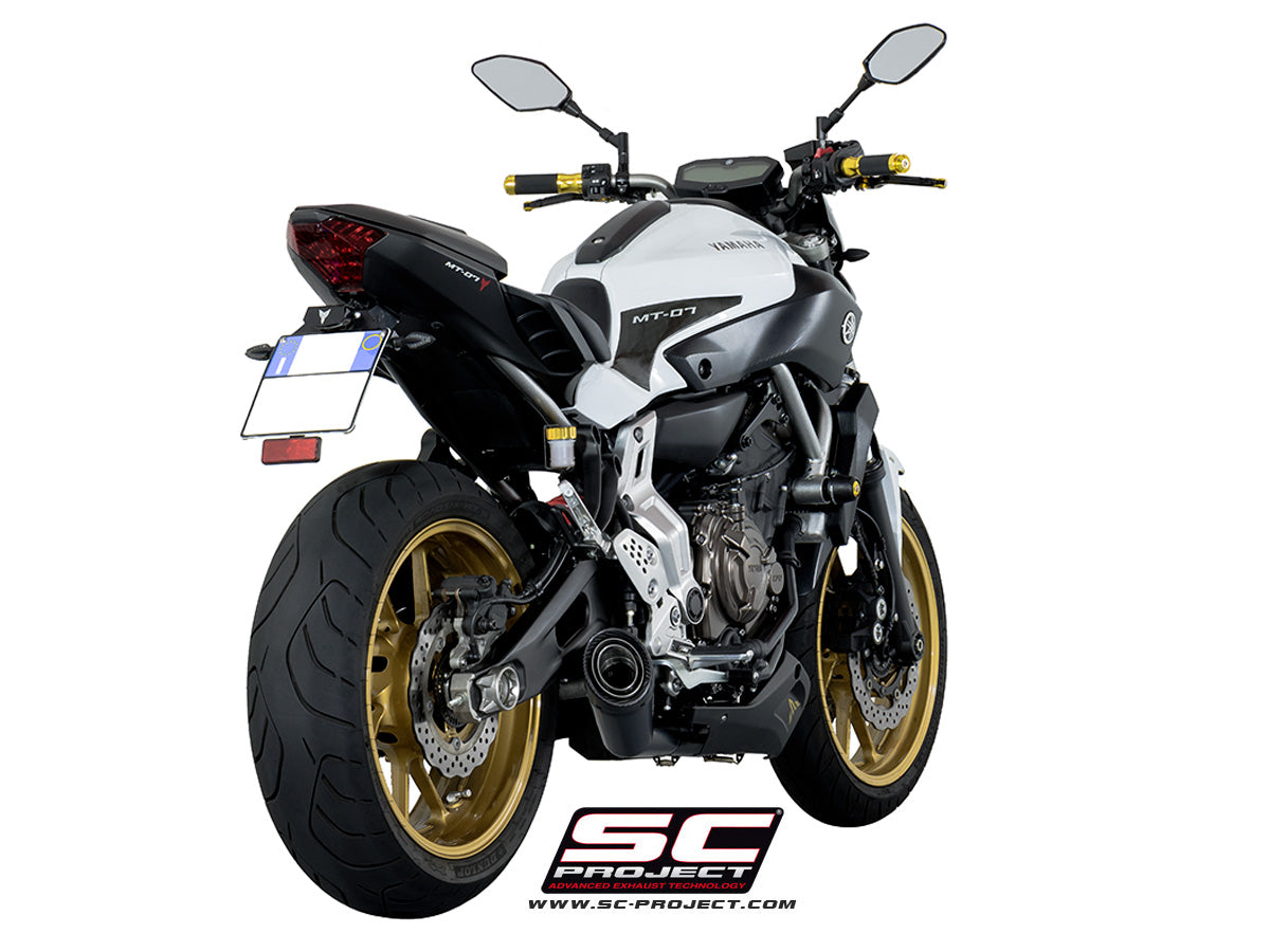 Picture of 2-1 Stainless steel full exhaust system, with S1 stainless steel exhaust, matt black