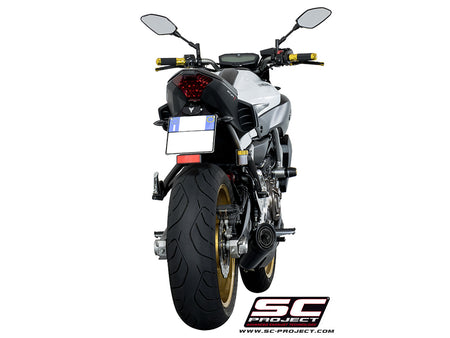Picture of 2-1 Stainless steel full exhaust system, with S1 stainless steel exhaust, matt black