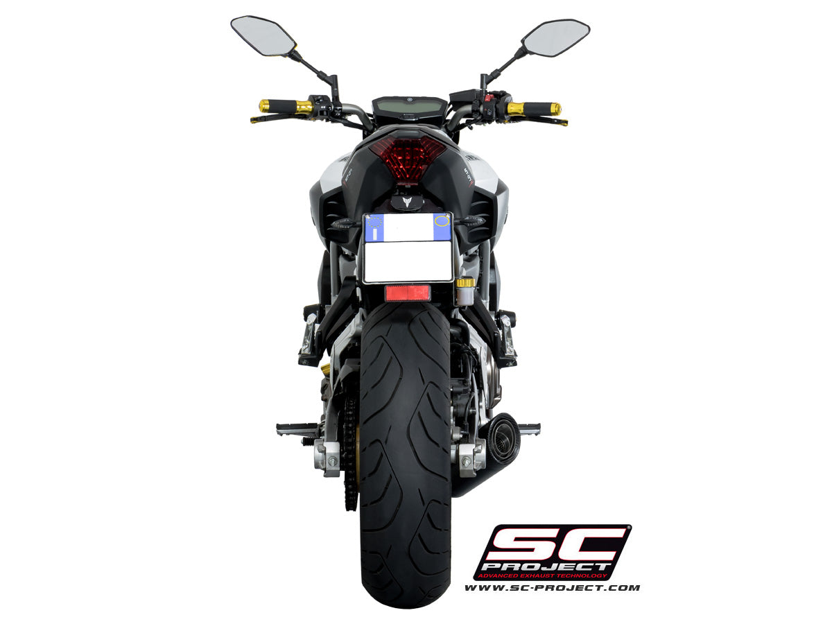 Picture of 2-1 Stainless steel full exhaust system, with S1 stainless steel exhaust, matt black