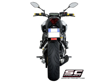 Picture of 2-1 Stainless steel full exhaust system, with S1 stainless steel exhaust, matt black