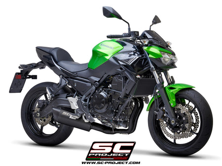 Picture of 2-1 Stainless steel full exhaust system, with SC1-R GT titanium exhaust, matt black