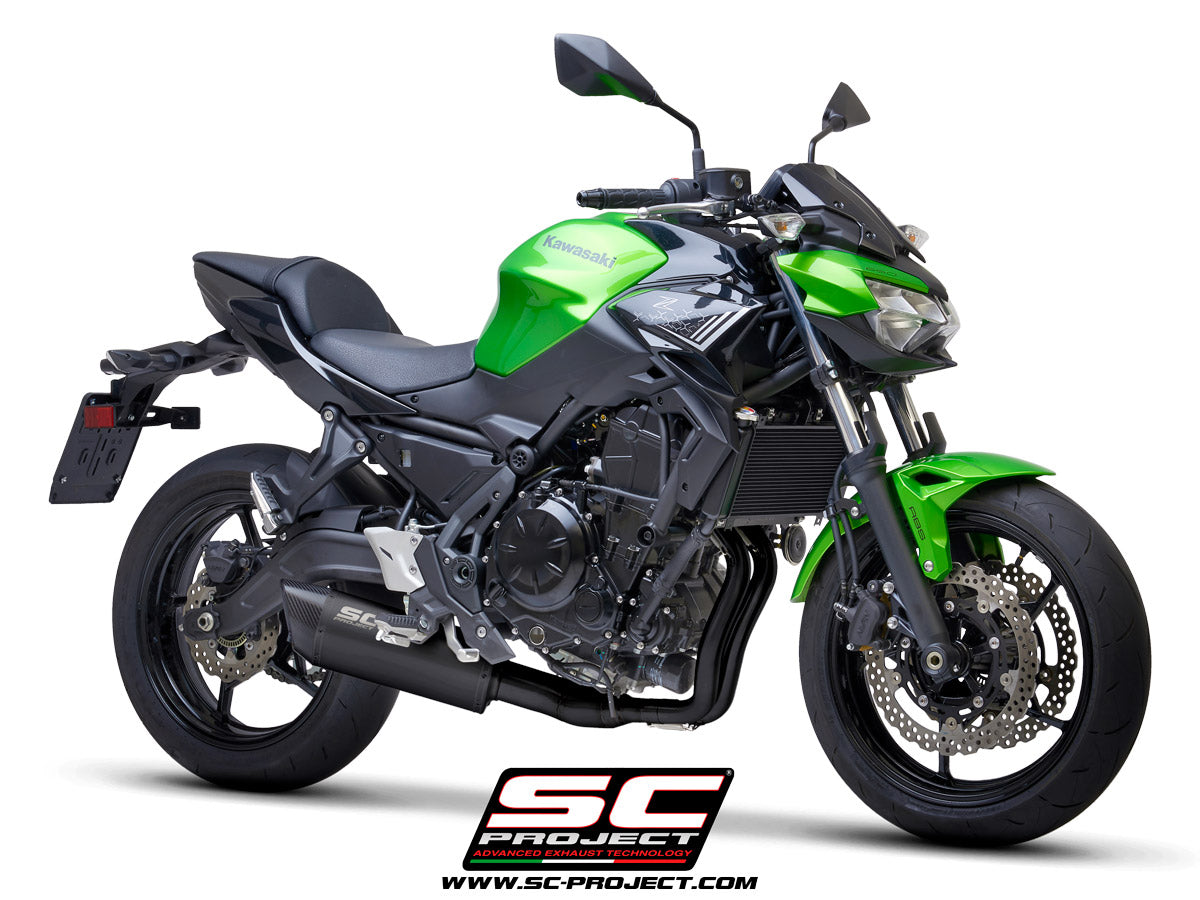 Picture of 2-1 Stainless steel full exhaust system, with SC1-R GT titanium exhaust, matt black