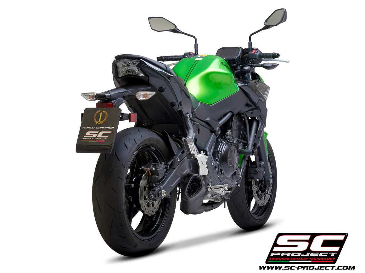 Picture of 2-1 Stainless steel full exhaust system, with SC1-R GT titanium exhaust, matt black