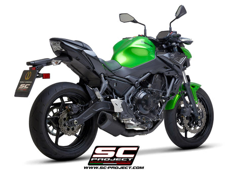 Picture of 2-1 Stainless steel full exhaust system, with SC1-R GT titanium exhaust, matt black