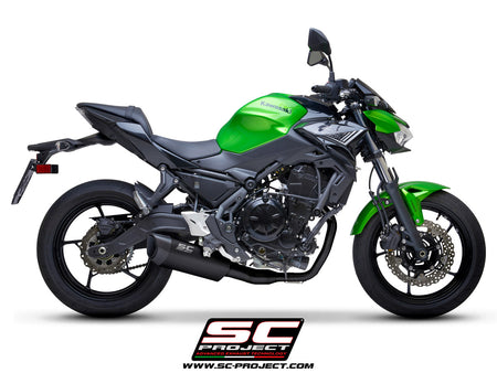 Picture of 2-1 Stainless steel full exhaust system, with SC1-R GT titanium exhaust, matt black