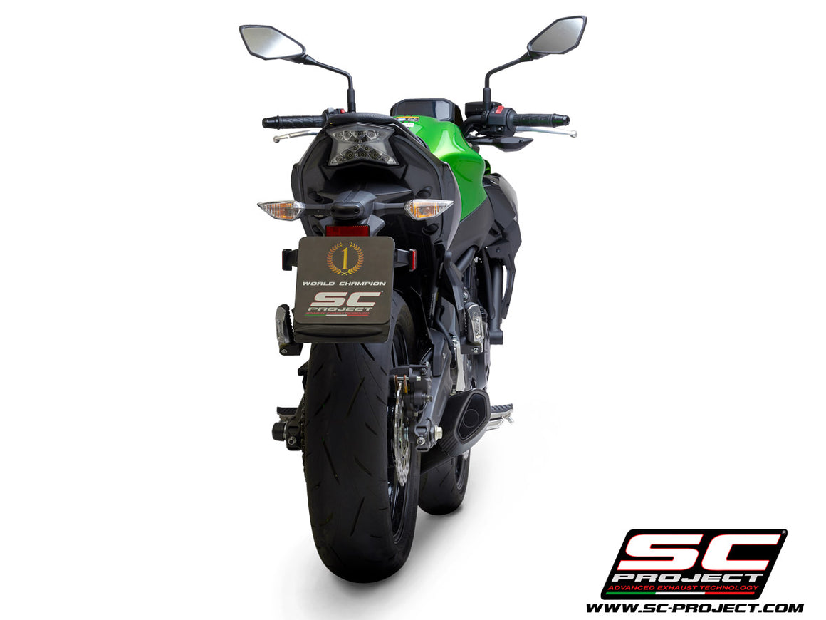 Picture of 2-1 Stainless steel full exhaust system, with SC1-R GT titanium exhaust, matt black