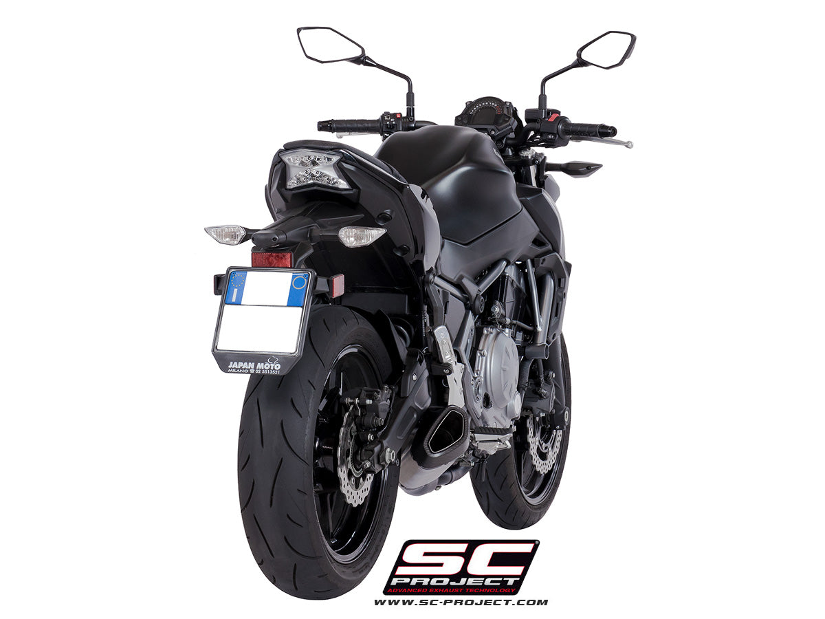 Picture of 2-1 Stainless steel full exhaust system, with SC1-R GT titanium exhaust, matt black