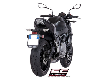 Picture of 2-1 Stainless steel full exhaust system, with SC1-R GT titanium exhaust, matt black