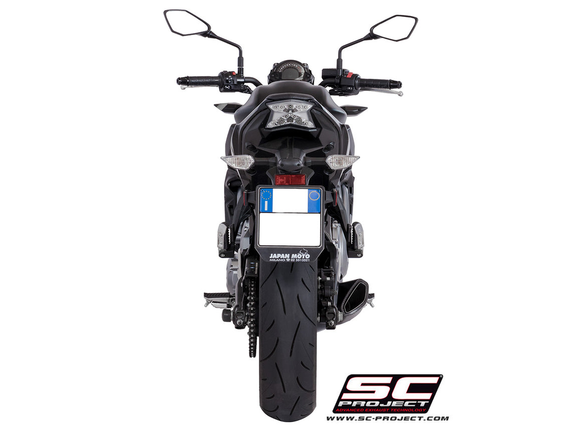 Picture of 2-1 Stainless steel full exhaust system, with SC1-R GT titanium exhaust, matt black