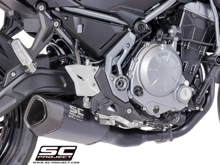 Picture of 2-1 Stainless steel full exhaust system, with SC1-R GT titanium exhaust, matt black