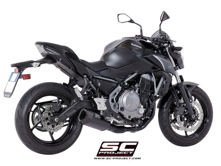 Picture of 2-1 Stainless steel full exhaust system, with SC1-R GT titanium exhaust, matt black