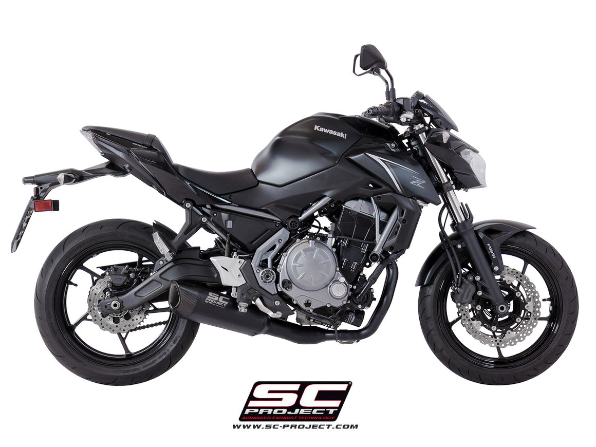 Picture of 2-1 Stainless steel full exhaust system, with SC1-R GT titanium exhaust, matt black