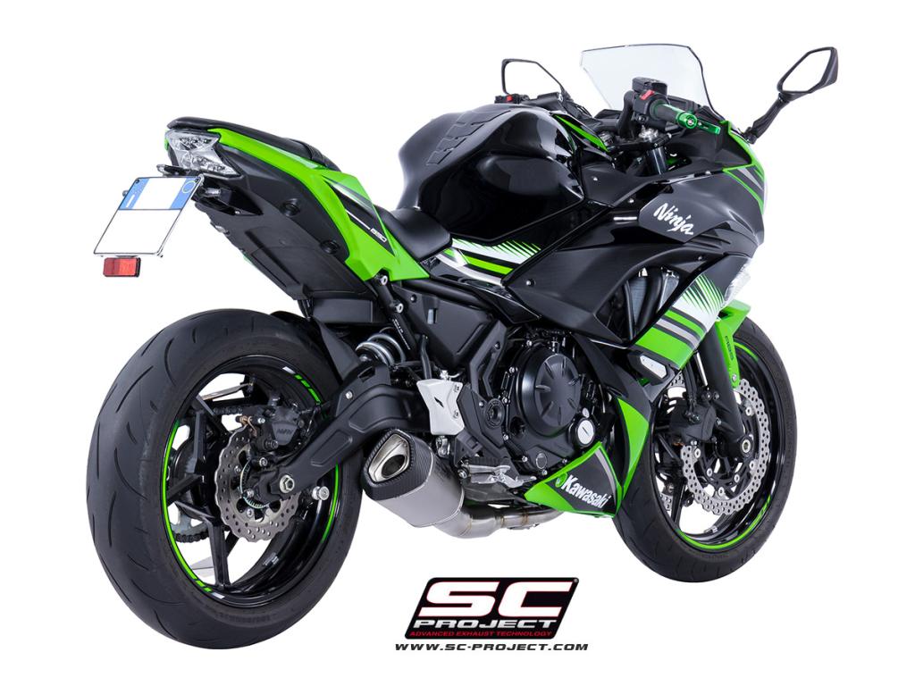 Picture of 2-1 Stainless steel full exhaust system, with SC1-R GT titanium exhaust