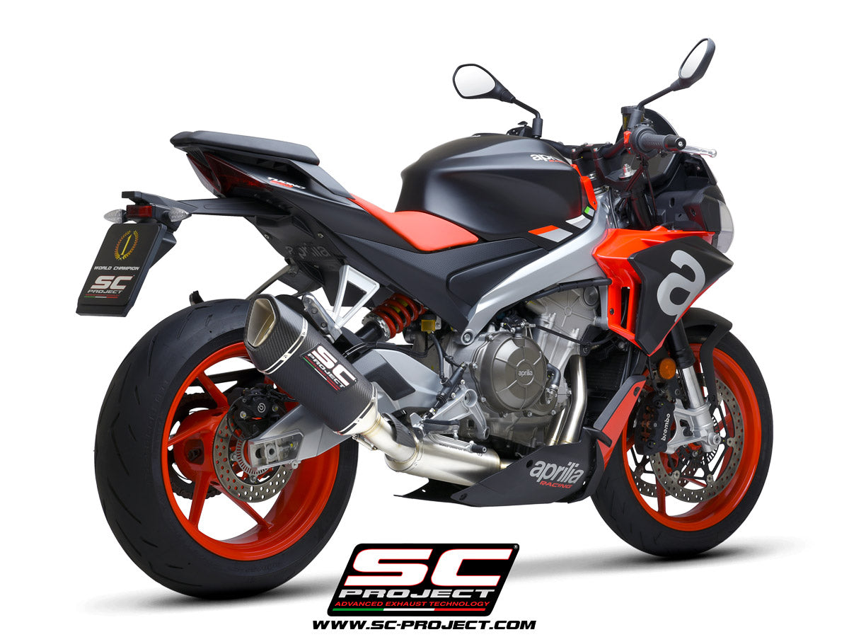 Picture of 2-1 Stainless steel full exhaust system, with SC1-R carbon fibre exhaust