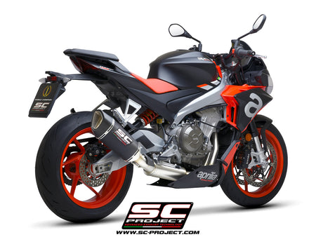Picture of 2-1 Stainless steel full exhaust system, with SC1-R carbon fibre exhaust