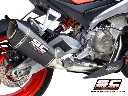 Picture of 2-1 Stainless steel full exhaust system, with SC1-R carbon fibre exhaust