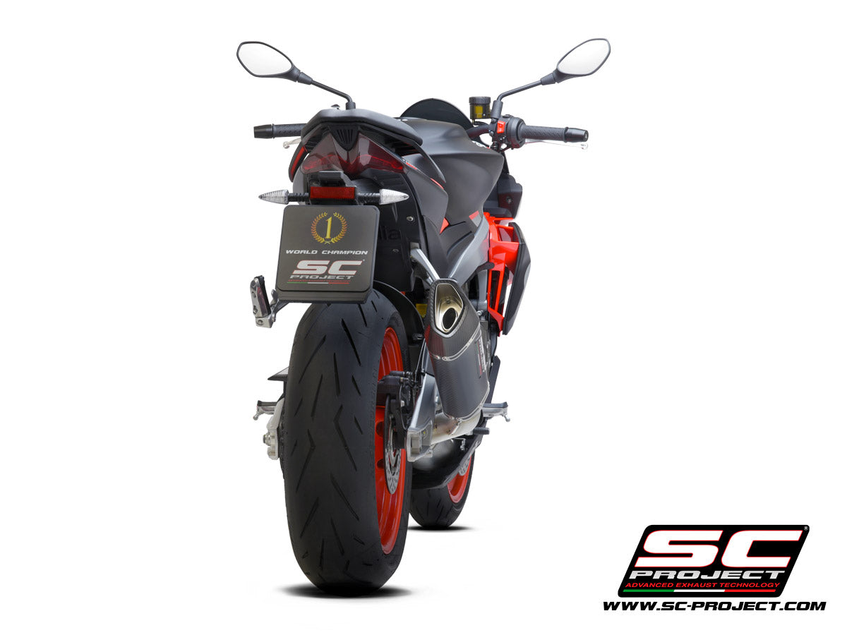 Picture of 2-1 Stainless steel full exhaust system, with SC1-R carbon fibre exhaust
