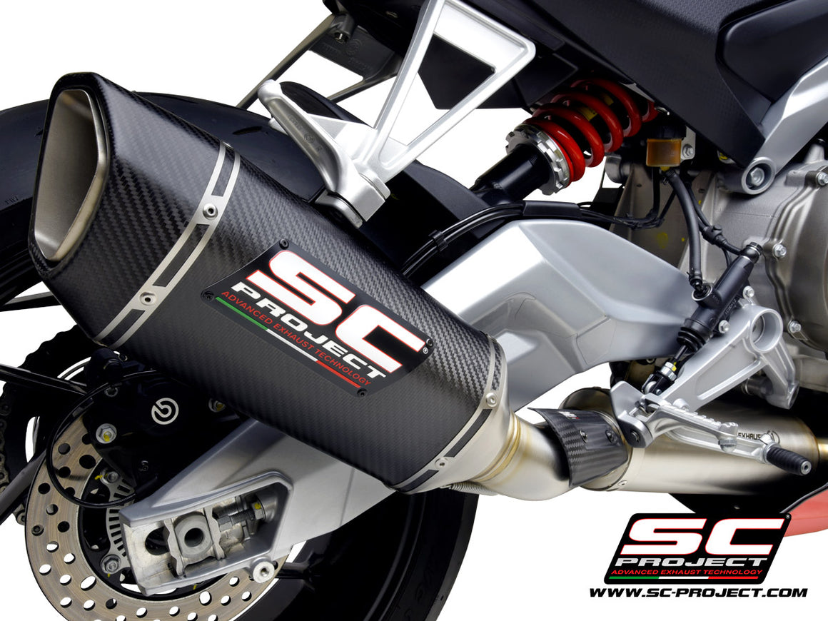 Picture of 2-1 Stainless steel full exhaust system, with SC1-R carbon fibre exhaust