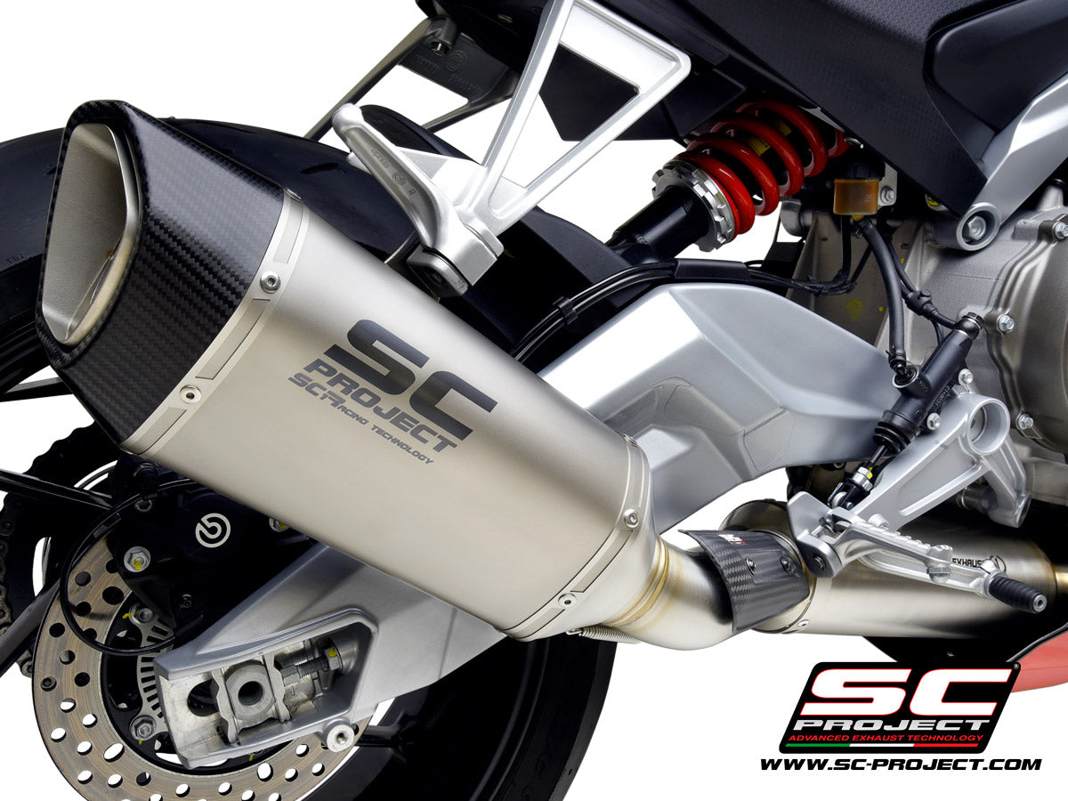 Picture of 2-1 Stainless steel full exhaust system, with SC1-R titanium exhaust
